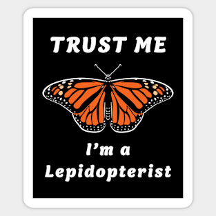 🦋 Royal Monarch Butterfly, "I'm a Lepidopterist" Sticker